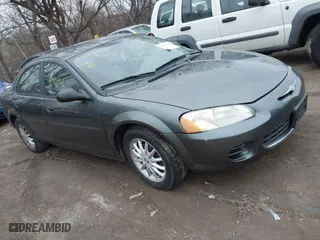 2002 Chrysler Sebring LX with VIN 1C3EL46X02N297855, listed as a IAAI auction lot 41551941 with 0 mi miles. Bid and sale history available at carsss.com. Image 1.