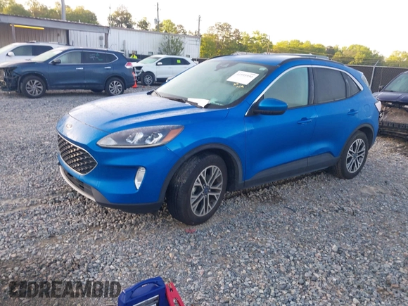 2020 Ford Escape SEL with VIN 1FMCU0H63LUA67453, listed as a IAAI auction lot 41995990 with 50,195 mi miles and . Bid and sale history available at carsss.com. Image 17.