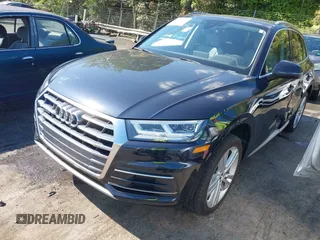 2018 Audi Q5 Premium Plus z VIN WA1BNAFY0J2217142, wystawiony jako IAAI lot #42049376 z przebiegiem 84 100 mil mil oraz . Historia ofert i sprzedaży dostępna na DreamBid. Obrazek 2.