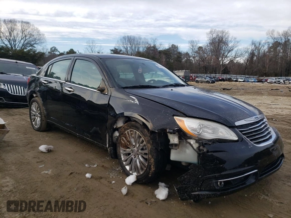 2012 Chrysler 200 Limited with VIN 1C3CCBCG8CN122366, listed as a Copart auction lot 42040475 with 118,262 mi miles and Salvage Title. Bid and sale history available at DreamBid. Image 4.