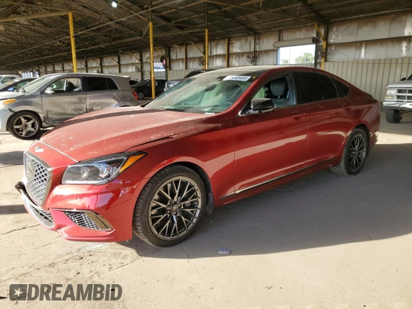 2020 Genesis G80 3.3T Sport with VIN KMTFN4JB3LU329745, listed as a Copart auction lot 78440464 with 24,089 mi miles and Salvage Title. Bid and sale history available at carsss.com. Image 1.