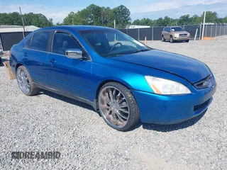 2003 Honda Accord LX с VIN 1HGCM56363A039191, выставлен на аукционе IAAI как лот 42607828 с пробегом 296 846 миль миль и . История ставок и продаж доступна на DreamBid. Изображение 1.