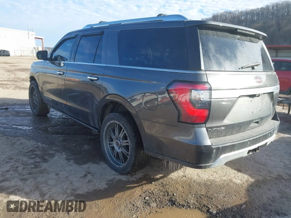 2018 Ford Expedition Max Platinum with VIN 1FMJK1MTXJEA38800, listed as a IAAI auction lot 41144759 with 127,571 mi miles and . Bid and sale history available at DreamBid. Image 3.