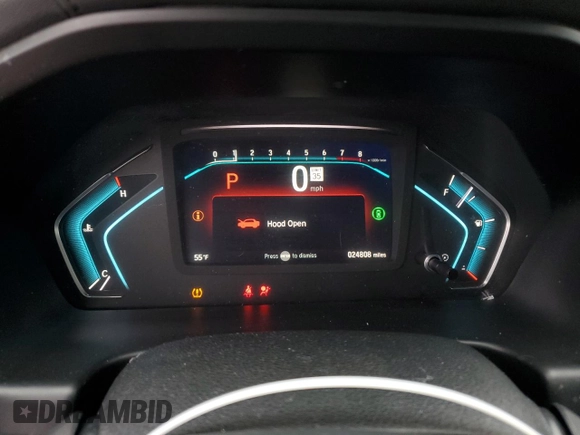 2023 Honda Odyssey Touring with VIN 5FNRL6H83PB053962, listed as a Copart auction lot 51461865 with 24,808 mi miles and Salvage Title. Bid and sale history available at DreamBid. Image 9.