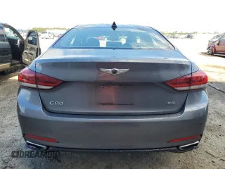 2017 Genesis G80 3.8L with VIN KMHGN4JE9HU168446, listed as a Copart auction lot 80916684 with 83,287 mi miles and Salvage Title. Bid and sale history available at DreamBid. Image 6.
