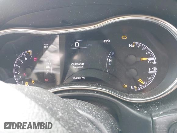 2017 Jeep Grand Cherokee Limited with VIN 1C4RJEBG0HC915453, listed as a IAAI auction lot 41461184 with 194,506 mi miles. Bid and sale history available at carsss.com. Image 7.