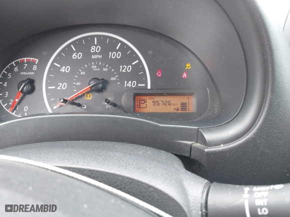 2019 Nissan Versa Sedan SV with VIN 3N1CN7AP1KL809325, listed as a IAAI auction lot 41199329 with 95,726 mi miles. Bid and sale history available at carsss.com. Image 7.