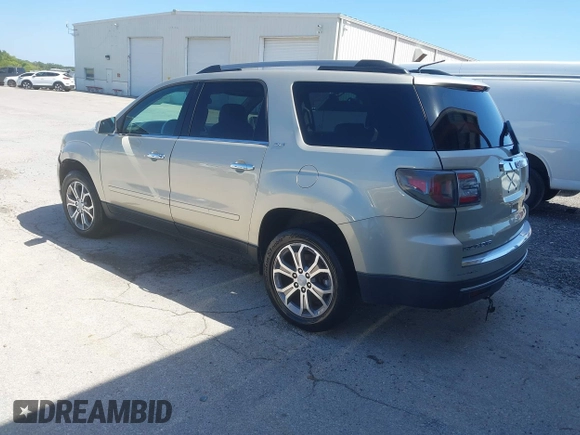 2013 GMC Acadia SLT with VIN 1GKKRRKD6DJ210013, listed as a IAAI auction lot 41699394 with 1 mi miles. Bid and sale history available at carsss.com. Image 3.