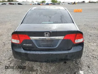 2011 Honda Civic LX with VIN 2HGFA1F53BH526297, listed as a Copart auction lot 53822925 with 156,639 mi miles and Salvage Title. Bid and sale history available at DreamBid. Image 6.