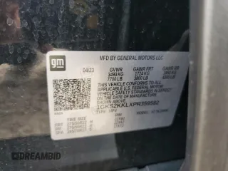 2023 GMC Yukon XL Denali Ultimate with VIN 1GKS2KKLXPR359582, listed as a Copart auction lot 72972284 with 24,366 mi miles and Salvage Title. Bid and sale history available at carsss.com. Image 13.