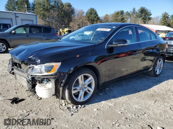 2015 Volvo S60 T5 Platinum with VIN YV1612TM1F2364517, listed as a Copart auction lot 36835394 with 91,154 mi miles. Bid and sale history available at carsss.com. Image 1.