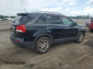 2011 Kia Sorento EX with VIN 5XYKUDA23BG037514, listed as a Copart auction lot 55609025 with 186,135 mi miles and Clean Title. Bid and sale history available at DreamBid. Image 3.