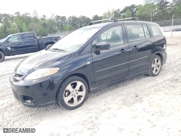 2006 Mazda Mazda5 Sport with VIN JM1CR293360125644, listed as a Copart auction lot 51659235 with 128,532 mi miles and Salvage Title. Bid and sale history available at carsss.com. Image 1.