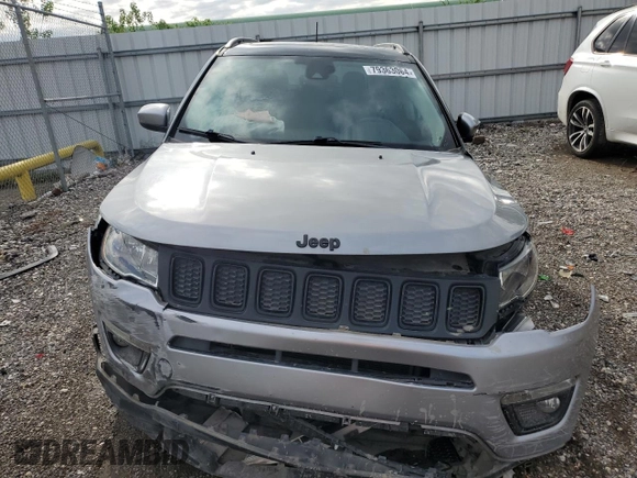 2021 Jeep Compass Latitude z VIN 3C4NJCBB2MT532314, wystawiony jako Copart lot #79363064 z przebiegiem 55 329 mil mil oraz Szkoda całkowita • Salvage title. Historia ofert i sprzedaży dostępna na DreamBid. Obrazek 5.