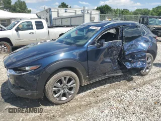 2025 Mazda CX-30 S Premium with VIN 3MVDMBDM3SM830422, listed as a Copart auction lot 58434385 with 2,004 mi miles and Salvage title. Bid and sale history available at DreamBid. Image 1.