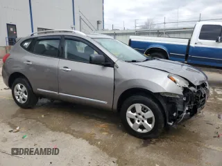 2015 Nissan Rogue S with VIN JN8AS5MV0FW257803, listed as a Copart auction lot 50332325 with 94,332 mi miles and Salvage Title. Bid and sale history available at DreamBid. Image 4.
