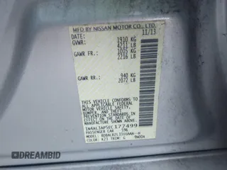 2014 Nissan Altima 2.5 S with VIN 1N4AL3AP5EC177499, listed as a IAAI auction lot 41996172 with 183,330 mi miles. Bid and sale history available at carsss.com. Image 9.