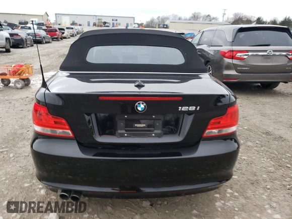 2012 BMW 1 Series 128i with VIN WBAUL7C55CVM83014, listed as a Copart auction lot 86043194 with Not provided miles and Salvage title. Bid and sale history available at DreamBid. Image 6.