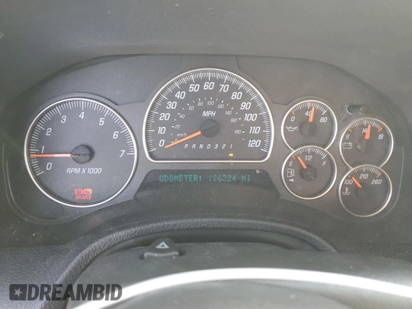 2006 GMC Envoy Denali with VIN 1GKET63M262299491, listed as a Copart auction lot 51914015 with 136,324 mi miles and Salvage Title. Bid and sale history available at carsss.com. Image 9.