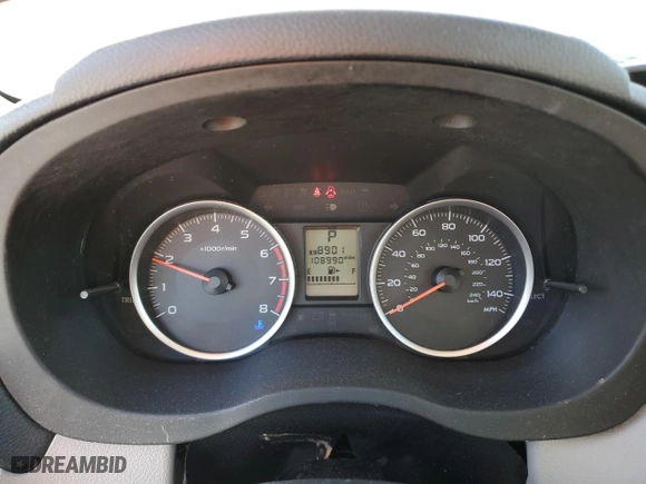 2015 Subaru Forester 2.5i with VIN JF2SJABC8FH569581, listed as a Copart auction lot 45489425 with 108,990 mi miles and Salvage Title. Bid and sale history available at carsss.com. Image 9.