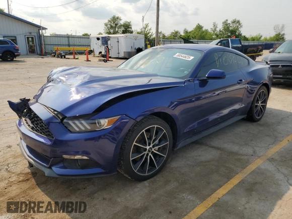 2016 Ford Mustang EcoBoost with VIN 1FA6P8TH5G5261116, listed as a Copart auction lot 58544625 with Not provided miles and Salvage title. Bid and sale history available at DreamBid. Image 1.