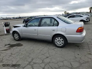 2000 Honda Civic VP with VIN 2HGEJ6611YH597755, listed as a Copart auction lot 50667365 with 192,167 mi miles and Salvage Title. Bid and sale history available at carsss.com. Image 2.