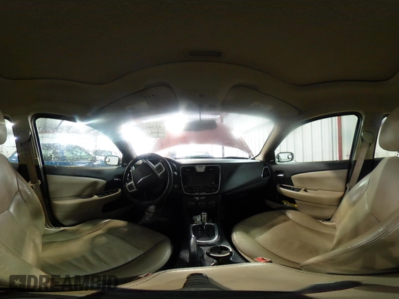 2014 Chrysler 200 Limited with VIN 1C3CCBCGXEN186783, listed as a IAAI auction lot 41395413 with 100,040 mi miles. Bid and sale history available at carsss.com. Image 18.