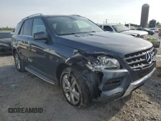 2015 Mercedes-Benz M 350 with VIN 4JGDA5JB1FA492984, listed as a Copart auction lot 57091915 with 91,896 mi miles and Salvage title. Bid and sale history available at DreamBid. Image 4.