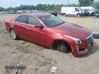 2014 Cadillac CTS Luxury AWD with VIN 1G6AX5SX0E0154757, listed as a Copart auction lot 56317425 with 156,719 mi miles and Salvage title. Bid and sale history available at DreamBid. Image 4.