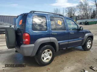 2004 Jeep Liberty Sport with VIN 1J4GL48K34W198928, listed as a Copart auction lot 54298735 with 121,641 mi miles and Non Repairable. Bid and sale history available at carsss.com. Image 3.