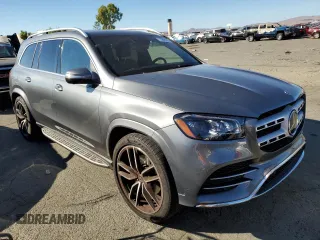 2023 Mercedes-Benz GLS with VIN 4JGFF5KEXPA876749, listed as a Copart auction lot 72206203 with 13,654 mi miles. Bid and sale history available at carsss.com. Image 4.