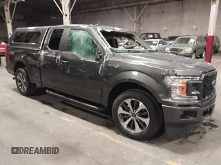 2020 Ford F-150 XL with VIN 1FTEX1CP1LKE40401, listed as a IAAI auction lot 41306900 with 26,087 mi miles and . Bid and sale history available at DreamBid. Image 1.