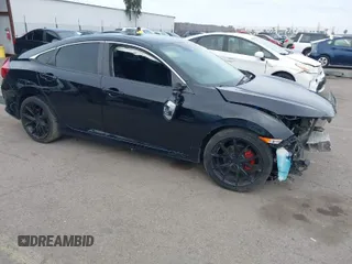 2019 Honda Civic Sedan LX with VIN 2HGFC2F65KH520171, listed as a IAAI auction lot 41725830 with 107,558 mi miles. Bid and sale history available at carsss.com. Image 1.