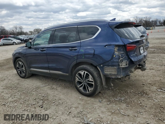 2020 Hyundai Santa Fe Limited with VIN 5NMS5CAA0LH289436, listed as a Copart auction lot 50420265 with 79,614 mi miles and Salvage Title. Bid and sale history available at carsss.com. Image 2.