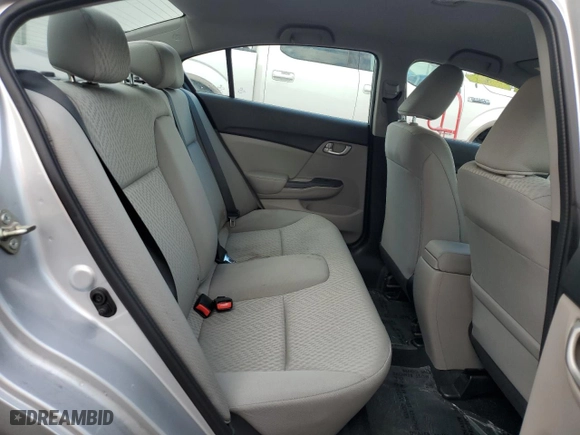 2015 Honda Civic Sedan LX with VIN 19XFB2F55FE200794, listed as a Copart auction lot 53152075 with 78,495 mi miles and Salvage Title. Bid and sale history available at carsss.com. Image 10.