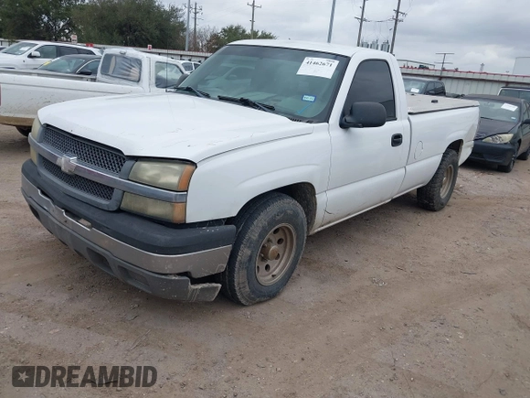 2004 Chevrolet Silverado 1500 Work Truck with VIN 1GCEC14XX4Z201304, listed as a IAAI auction lot 41462671 with 131,083 mi miles. Bid and sale history available at carsss.com. Image 2.