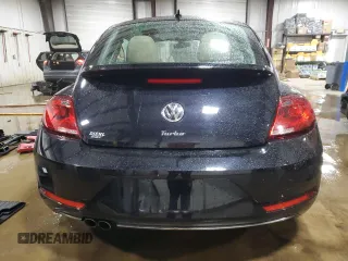 2017 Volkswagen Beetle 1.8T SE with VIN 3VWJ17AT6HM627035, listed as a Copart auction lot 49220355 with 0 mi miles and Salvage Title. Bid and sale history available at carsss.com. Image 6.