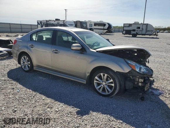 2014 Subaru Legacy Limited with VIN 4S3BMCM69E3030150, listed as a Copart auction lot 53956175 with 117,441 mi miles and Salvage title. Bid and sale history available at DreamBid. Image 4.