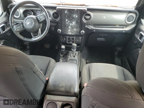 2019 Jeep Wrangler Unlimited Sport S z VIN 1C4HJXDN3KW636412, wystawiony jako Copart lot #60407455 z przebiegiem 53 836 mil mil oraz Szkoda całkowita • Salvage title. Historia ofert i sprzedaży dostępna na DreamBid. Obrazek 8.