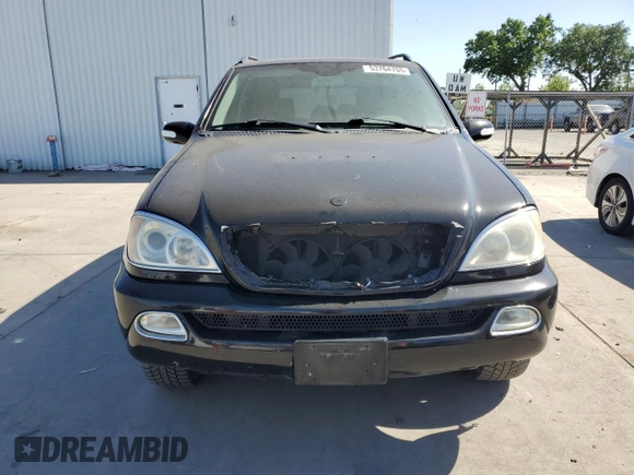 2004 Mercedes-Benz M 350 with VIN 4JGAB57E64A460093, listed as a Copart auction lot 53764705 with 140,054 mi miles and Clean Title. Bid and sale history available at DreamBid. Image 5.