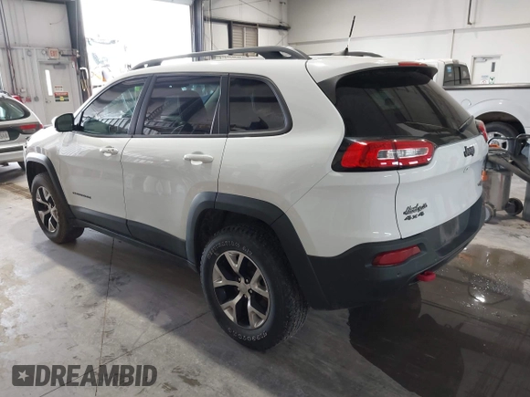 2017 Jeep Cherokee Trailhawk with VIN 1C4PJMBS5HW614956, listed as a IAAI auction lot 42079991 with 143,378 mi miles and . Bid and sale history available at DreamBid. Image 3.