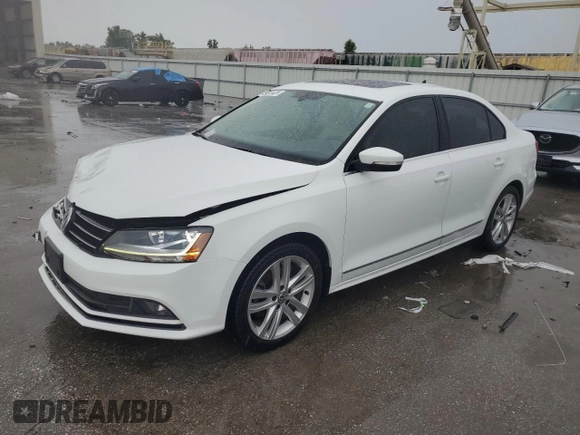 2017 Volkswagen Jetta SEL z VIN 3VWL17AJ8HM252191, wystawiony jako Copart lot #59331425 z przebiegiem 77 537 mil mil oraz Szkoda całkowita • Salvage title. Historia ofert i sprzedaży dostępna na DreamBid. Obrazek 1.