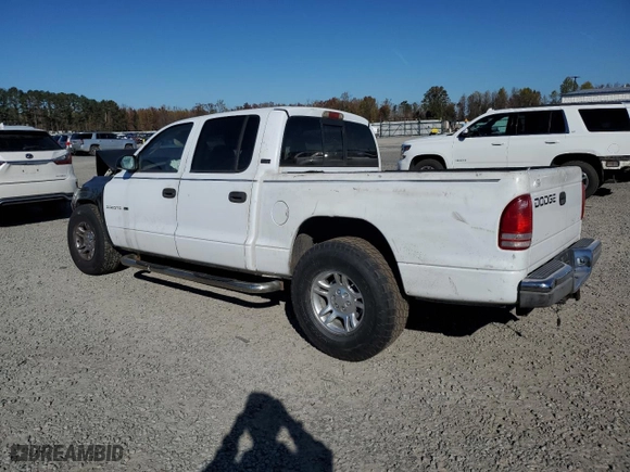 2001 Dodge Dakota Sport with VIN 1B7GL2AX61S102521, listed as a Copart auction lot 82242194 with 0 mi miles and Salvage Title. Bid and sale history available at carsss.com. Image 2.