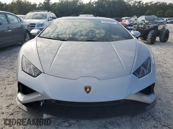 2021 Lamborghini Huracan z VIN ZHWUF5ZF2MLA17322, wystawiony jako Copart lot #74884884 z przebiegiem 11 078 mil mil oraz Nie do naprawy • Non repairable. Historia ofert i sprzedaży dostępna na DreamBid. Obrazek 5.