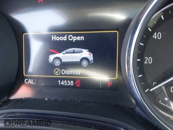 2023 Buick Encore GX Essence with VIN KL4MMFSL8PB028234, listed as a IAAI auction lot 42304513 with 14,538 mi miles and . Bid and sale history available at DreamBid. Image 7.