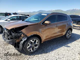 2021 Kia Sportage EX with VIN KNDPNCAC2M7924768, listed as a Copart auction lot 57914625 with 25,798 mi miles and Salvage title. Bid and sale history available at DreamBid. Image 1.