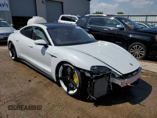2020 Porsche Taycan 4S z VIN WP0AB2Y11LSA50893, wystawiony jako Copart lot #53266822 z przebiegiem 8 223 mil mil oraz . Historia ofert i sprzedaży dostępna na DreamBid. Obrazek 1.