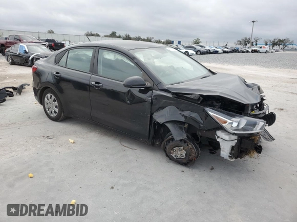2021 Kia Rio LX with VIN 3KPA24AD1ME379529, listed as a Copart auction lot 45777695 with 40,985 mi miles and Non Repairable. Bid and sale history available at carsss.com. Image 4.