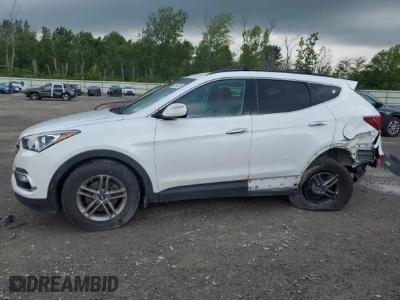 2018 Hyundai Santa Fe 2.4L with VIN 5NMZUDLB9JH073417, listed as a Copart auction lot 61690065 with 170,615 mi miles and Salvage title. Bid and sale history available at DreamBid. Image 1.