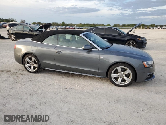 2016 Audi A5 Premium with VIN WAUD2AFH7GN006385, listed as a Copart auction lot 80199644 with 138,529 mi miles and Salvage title. Bid and sale history available at DreamBid. Image 4.